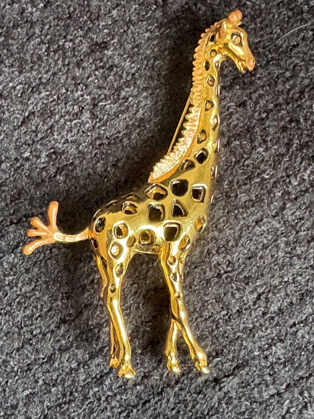 NIB Vintage Bob Mackie "Safari" Giraffe Brooch - Picture 3 of 7